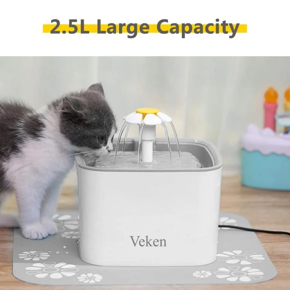 Automatic 2.5L Pet Fountain Water Dispenser
